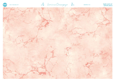 Lámina Decoupage 077 - Textura (5 unidades)