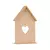 Casita Corazon Con Techo 25x15cm