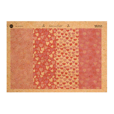 Lámina Craft E02 - Guarda de Corazones (5 unidades)