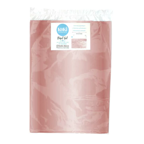 Lámina Foil para Transferencia 30x20 Gold Rose (10 unidades)