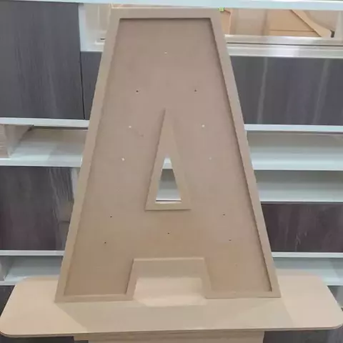 Letras y Números 3D para luces LED 80cm - A elección!