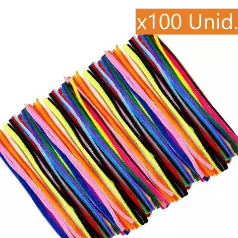 Limpiapipas Colores Surtidos x100 (x3 Paquetes Color a eleccion) - comprar online