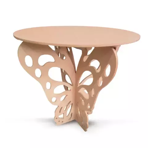 Mesa Candy Bar Desarmable Mariposa 85x80cm - comprar online