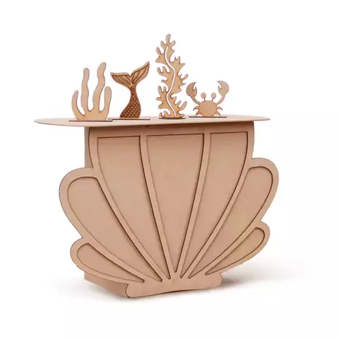 Mesa Candy Bar Desarmable Perla 60x60cm - comprar online