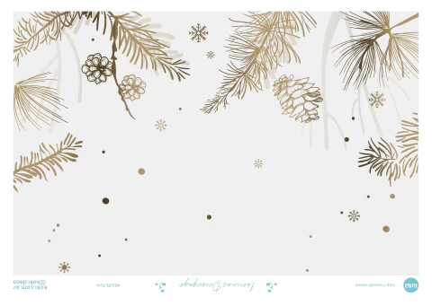 Lámina Decoupage N05 - Marco Navideño (5 unidades)