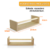 Tablero Panel Organizador de Pared 57x25cm - FibroPlus Blanco - comprar online