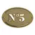 Placas Decorativas Números a Eleccion! 10x6cm - tienda online