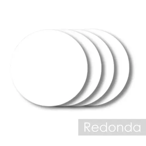Bases Redonda x10 unidades FibroPlus Blanco - Medidas a Eleccion!