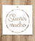 Stencil Frase Sueña Mucho 20x20cm