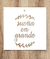 Stencil Frase sueña en grande 20x20cm