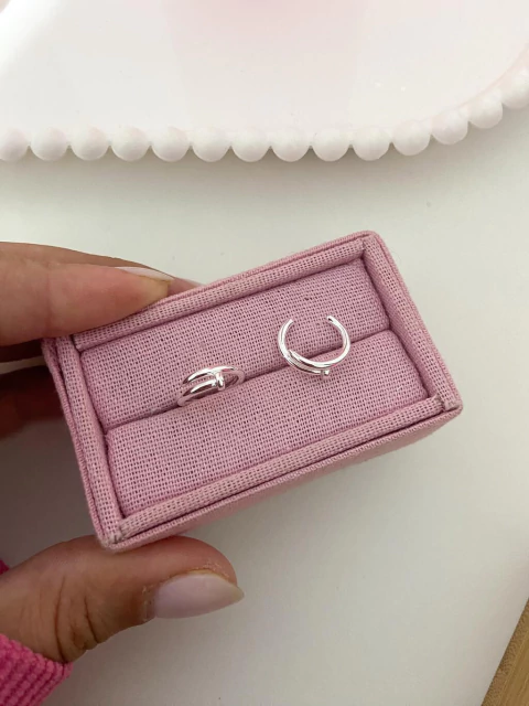 Piercing prego - prata