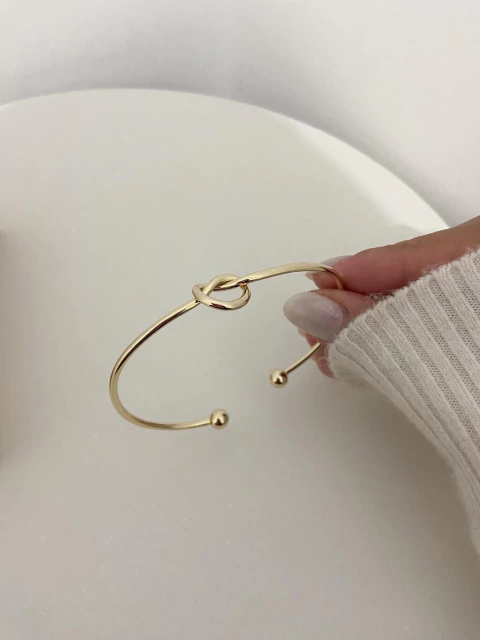 Bracelete NÓ - ouro