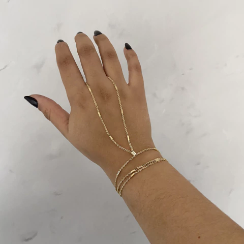 Hand Chain Yas - ouro