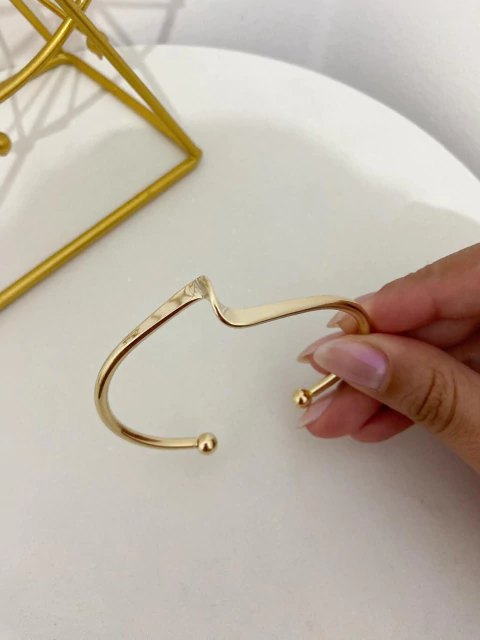 Bracelete Jade - ouro