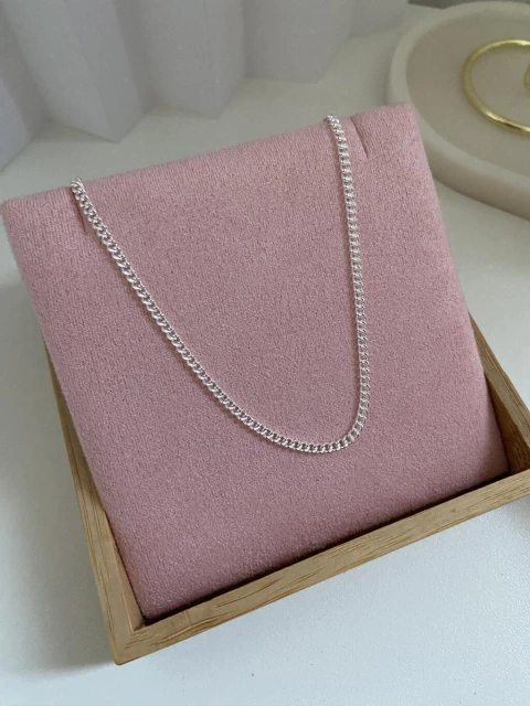 Choker correntinha - prata