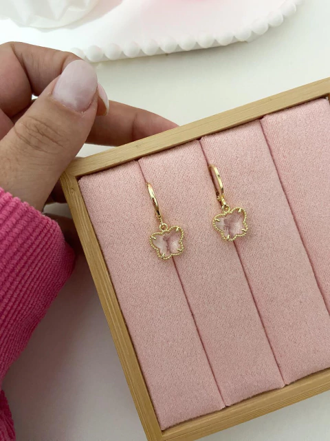 Argola Borboletinha - ouro