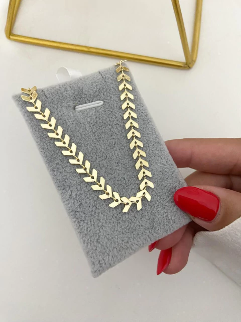 Choker escama - ouro