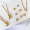 CHOCKER COM INICIAL E COLAR URSINHO (escolher letra) - comprar online