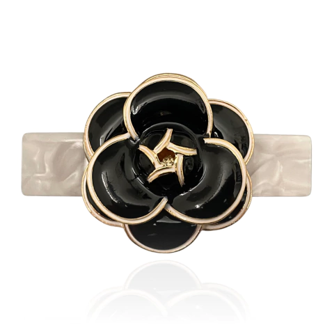 Presilha Camélia Preta