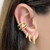 Mix Trio Argolinhas Lady + Piercing Banho Ouro - comprar online