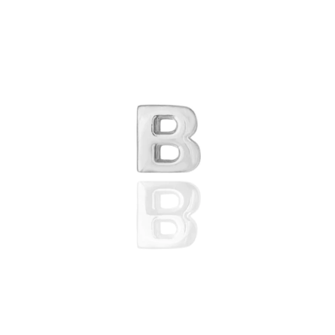 Pingente Letra Para Colar/Pulseira Banho Ródio - loja online
