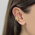 Piercing Elos Zircônias Banho Ouro - comprar online