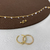 Brinco Ponto de Luz 3mm Zircônia Banho Ouro - comprar online