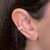 Piercing Oval Cristal Banho Ouro na internet