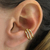 Piercing Pressão Trio Elos Zircônias Banhado Ouro -UNIDADE na internet