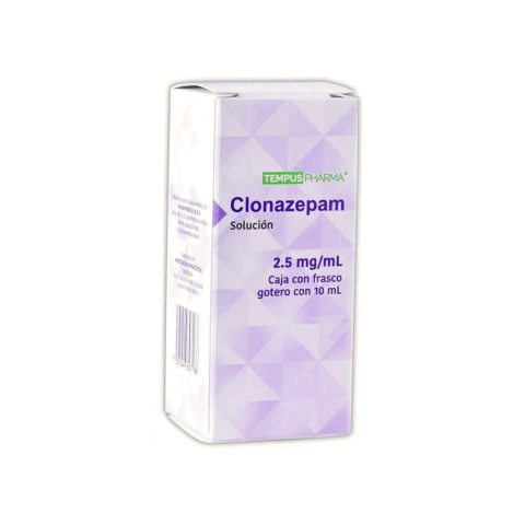 CLONAZEPAM Gotas 2.5 Mg / Ml Con 10 Ml