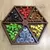 Organizador de Tokens Hexagonal Grande com Divisórias