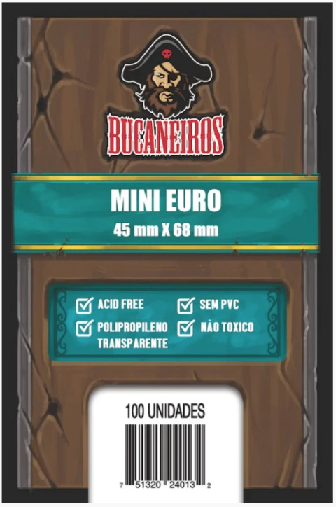 SLEEVE MINI EURO (45X68mm) - Bucaneiros