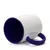 Caneca Branca com Alça Soft e Interior Azul Escuro – 325ml para Sublimação na internet