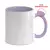 Caneca Branca com Alça Soft e Interior Lilás – 325ml para Sublimação - comprar online