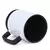 Caneca Branca com Alça Quadrada Soft, Base de Silicone e Interior Preto - 325ml para Sublimação - Ponto da Sublimação