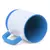 Caneca Branca com Alça Quadrada Soft, Base de Silicone e Interior Azul – 325ml para Sublimação - Ponto da Sublimação