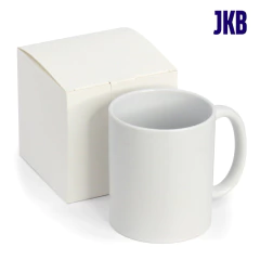 Caneca para Sublimação de Cerâmica Branca c/ Caixa JKB - 325ml - comprar online