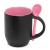 Caneca Magica Fosca com Colher e interior Rosa - 325ml - comprar online