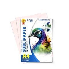 Papel para Sublimação Dry Fast Live A4 - 100 folhas - comprar online