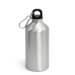 Squeeze de Alumínio Prata Tampa Mosquetão para Sublimação - 500ml - comprar online