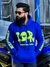 BLUSA EM MOLETOM l INSANOSDR AZUL E FLUORESCENTE