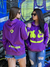 BLUSA EM MOLETOM IDR INSANOSDR ROXO E FLUORESCENTE na internet