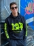 BLUSA EM MOLETOM IDR INSANOSDR PRETO E FLUORESCENTE