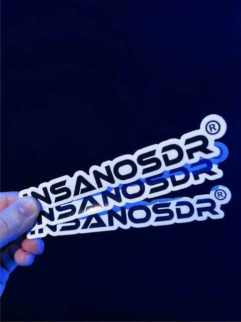 STICKER VINIL BRANCO INSANOSDR