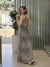 Vestido Nula Manga Estampado - loja online