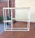 Mesa de arrime recibidora estilo industrial - Modelo Lirio - GO DISEÑO Y ARTE