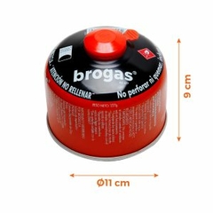 Cartucho Gas Butano a Rosca 230 Grs brogas - k2extreme