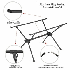 MESA DESMONTABLE DE ALUMINIO BLACK - k2extreme