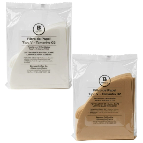 Filtros De Café Tipo V02 Coador 100 Unidades - comprar online