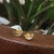 Brinco Abalone Dourado